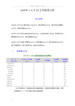 半年度财务分析报告模板