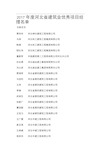 2017年度河北省建筑业优秀项目经理名单