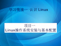 Linux系统与应用 项目一