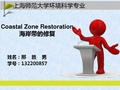 海岸带的修复--coastal zone restoration