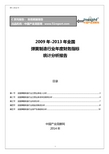 2009-2013年全国弹簧制造行业财务指标分析年报