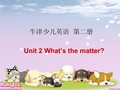 牛津少儿英语二册Unit 2 What's the matter