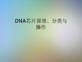 DNA芯片原理、分类与操作