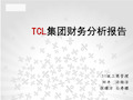 TCL集团财务报告分析