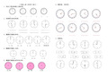 二年级数学上册《时钟》练习题
