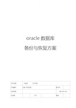 oracle数据库备份与恢复方案