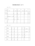 英语国际音标表(48个)打印版