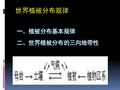 植被分布规律