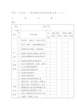 单位工程质量控制资料核查记录 