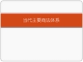 当代主要商法体系。
