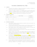 ISO9001：2015仪器设备校准程序英文版