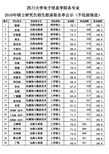 四川大学电子信息学院各专业