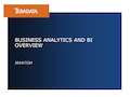 商业分析和商业智能概述_Business Analytics and BI Overview 20140724