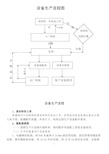 设备生产流程