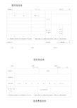 各费用报销单表格