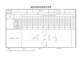 道路高程测量成果记录表