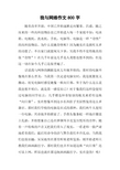 我与网络作文800字