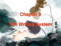 语言学第八章The Writing System  PPT