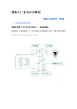 摄影入门基础知识教程