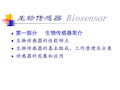 环境分析化学 生物传感器 Biosensor