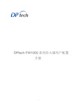 DPtech FW1000系列防火墙系统用户配置手册解析