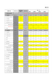 项目现金流量测算表 样表 
