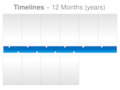 全年12月份时间轴PPT素材模板