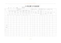 小学纪律卫生检查表、检查制度