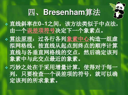 Bresenham 画线算法