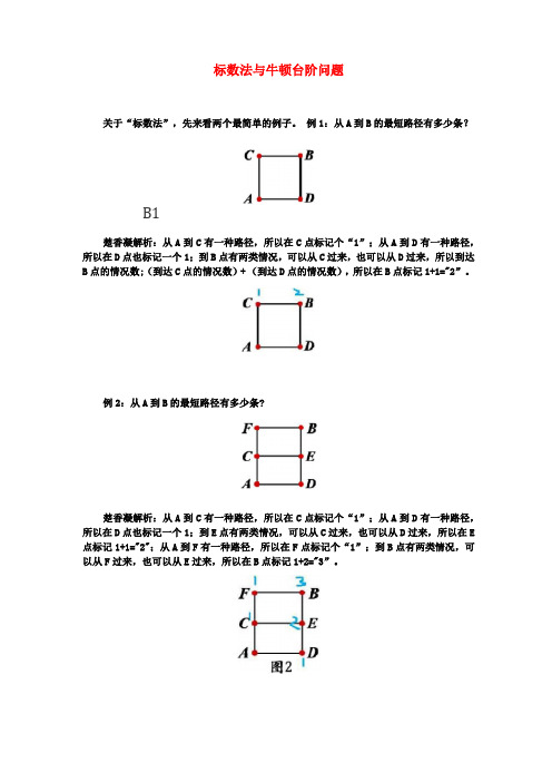 标数法与牛顿台阶问题