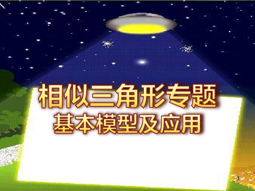 公开课相似三角形专题复习PPT课件