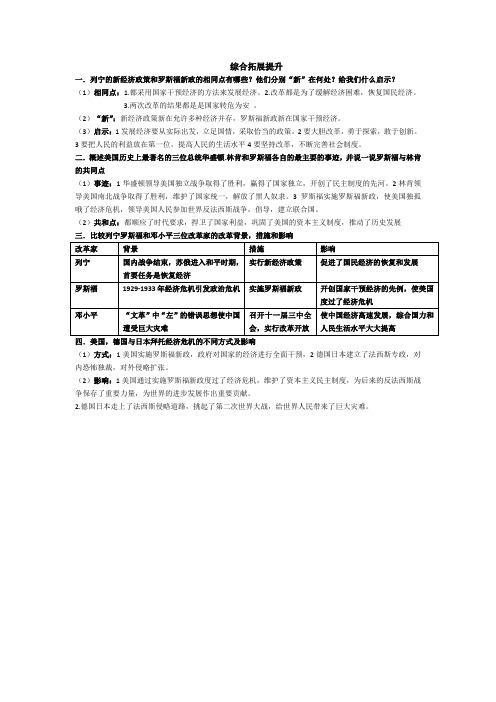 新经济政策,罗斯福新政