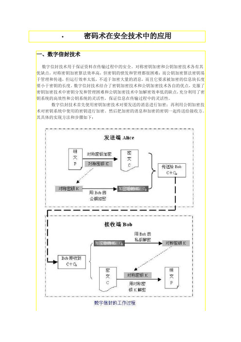 数字信封、数字签名、数字时间戳