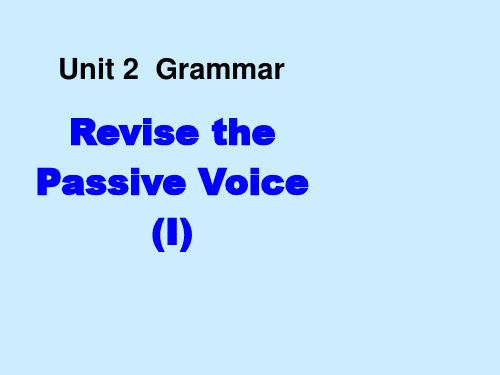 人教版选修7unit 2 RobotsP4 Grammar1 (共54张PPT)