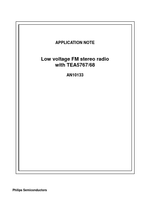 TEA5767DATASHEET