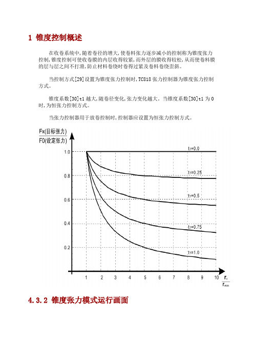 锥度张力控制