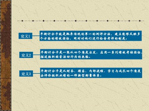 设定BSC四个维度指标的基本思路(ppt30张)