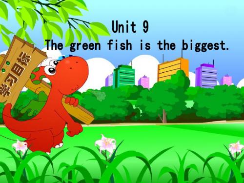 Unit9_The_green_fish_is_the_biggest