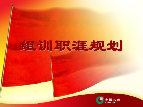 组训职涯规划