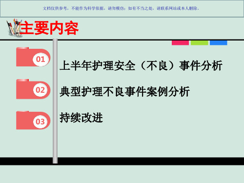 医疗护理不良事件和典型案例分析课件