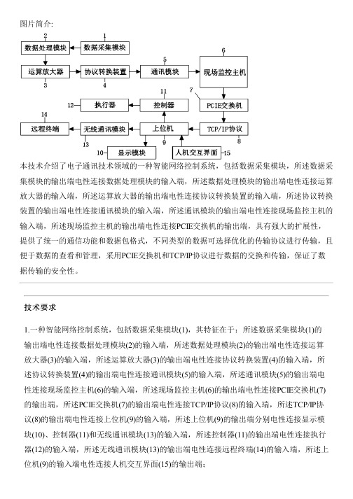 智能网络控制系统的制作流程