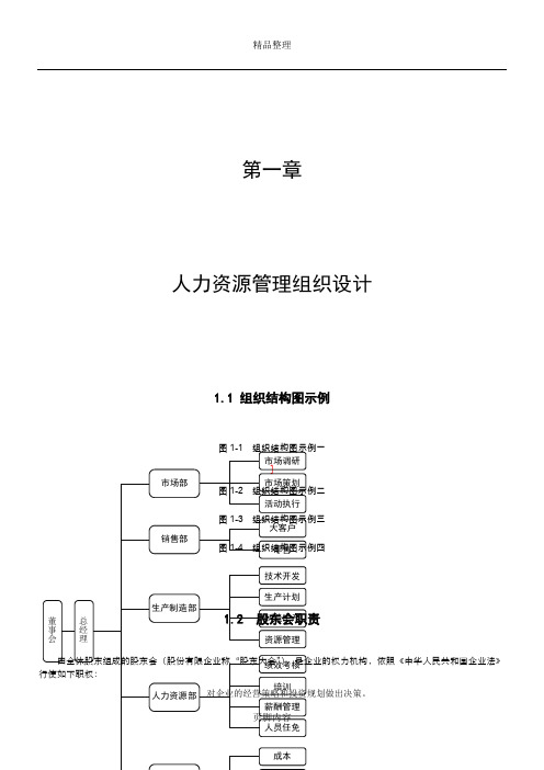 人力资源管理手册(非常全!)