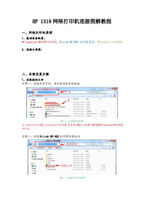 hp1319网络打印机连接图解教程