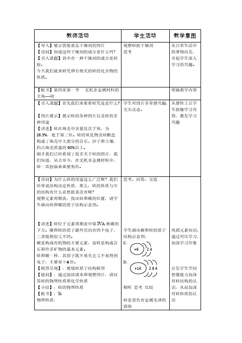 【VIP专享】二氧化硅教案10分钟