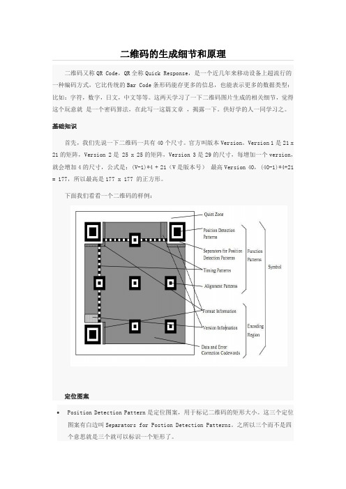 二维码的设计原理和生成规格