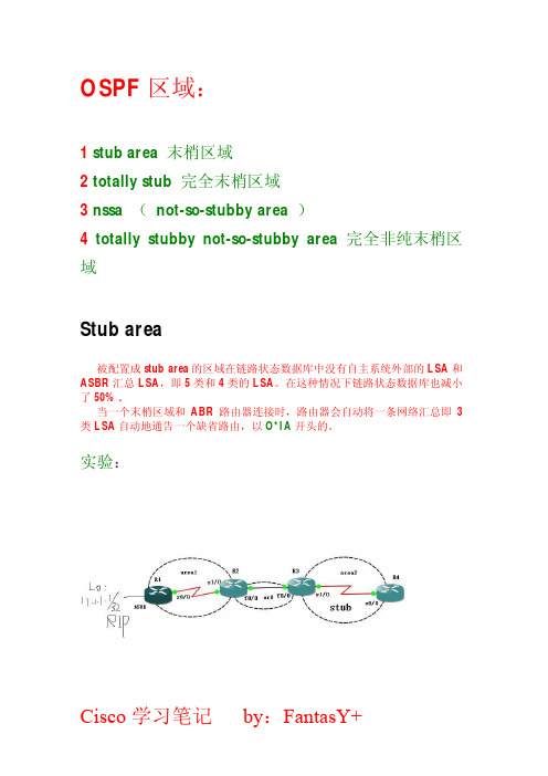 OSPF几种区域详解