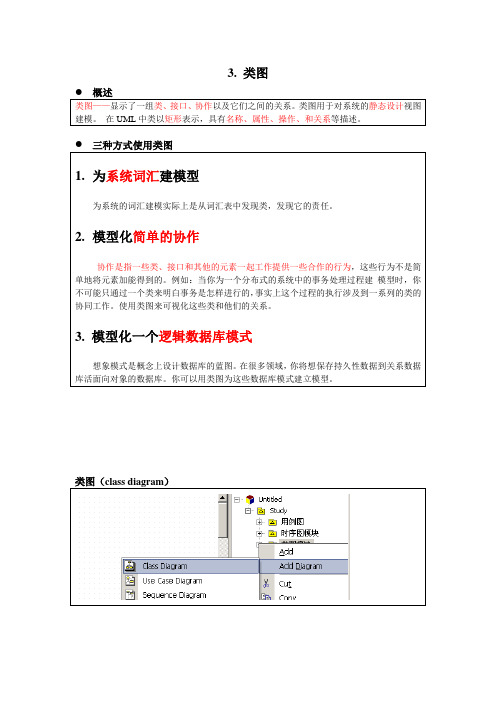 4类图、对象图、包图