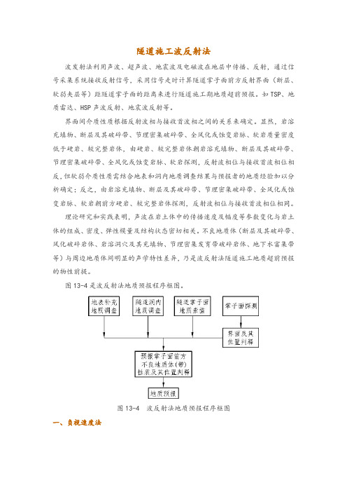 隧道施工波反射法