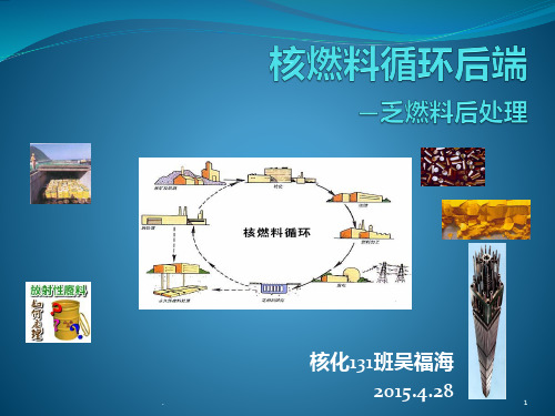 核燃料循环后端PPT课件