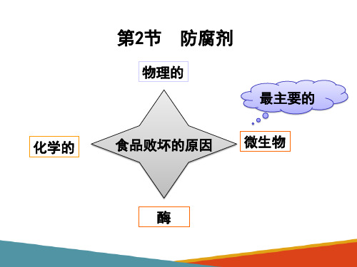 食品添加剂的生产技术—典型防腐剂的生产